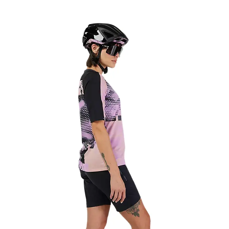 Camiseta MTB Manga Corta Flexair Ascent Pulse para Mujer Rosa Talla XS #4