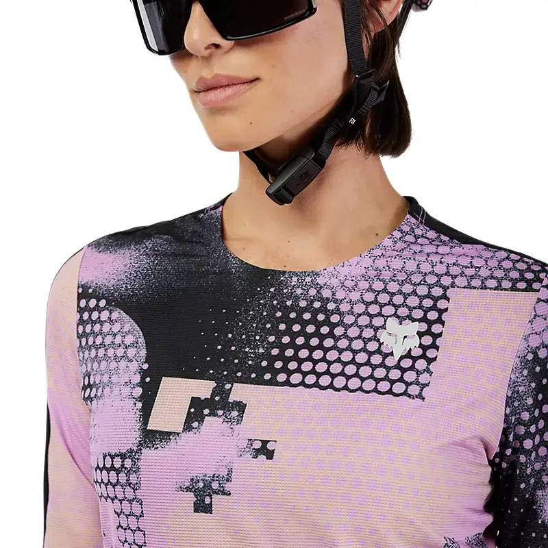 Camiseta MTB Manga Corta Flexair Ascent Pulse para Mujer Rosa Talla XS #5