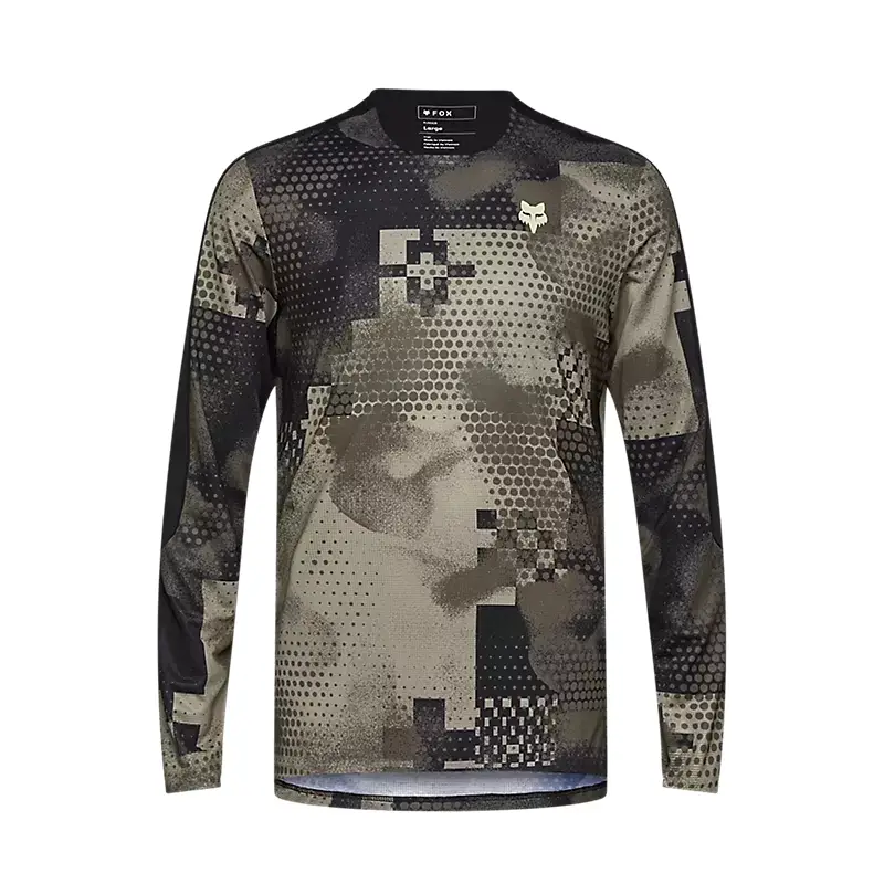 Camiseta MTB Manga Larga Flexair Ascent Pulse Beige Talla S - image