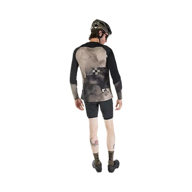 Camiseta MTB Manga Larga Flexair Ascent Pulse Beige Talla S #8