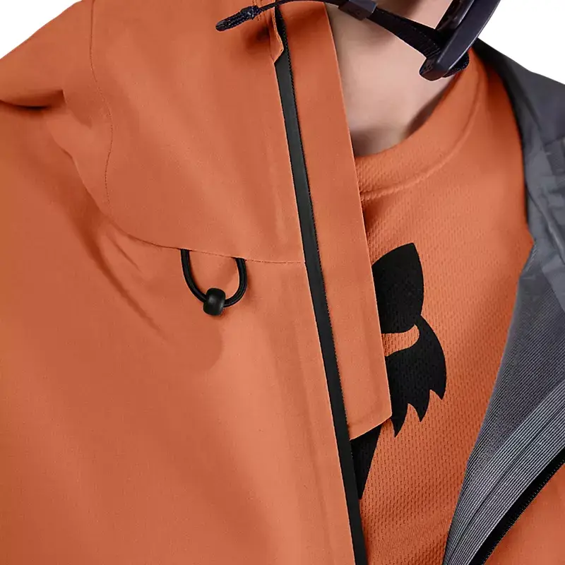 Chaqueta Impermeable Defend 3L Mujer Naranja Talla XS #4