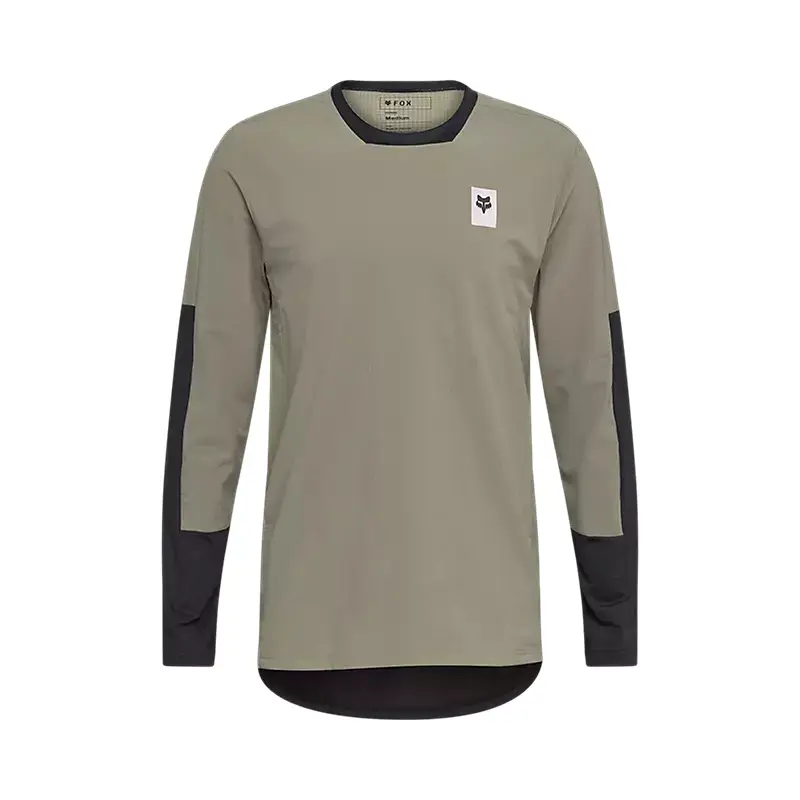 Chaqueta MTB Manga Larga Invierno Defend Thermal Verde Talla S - image