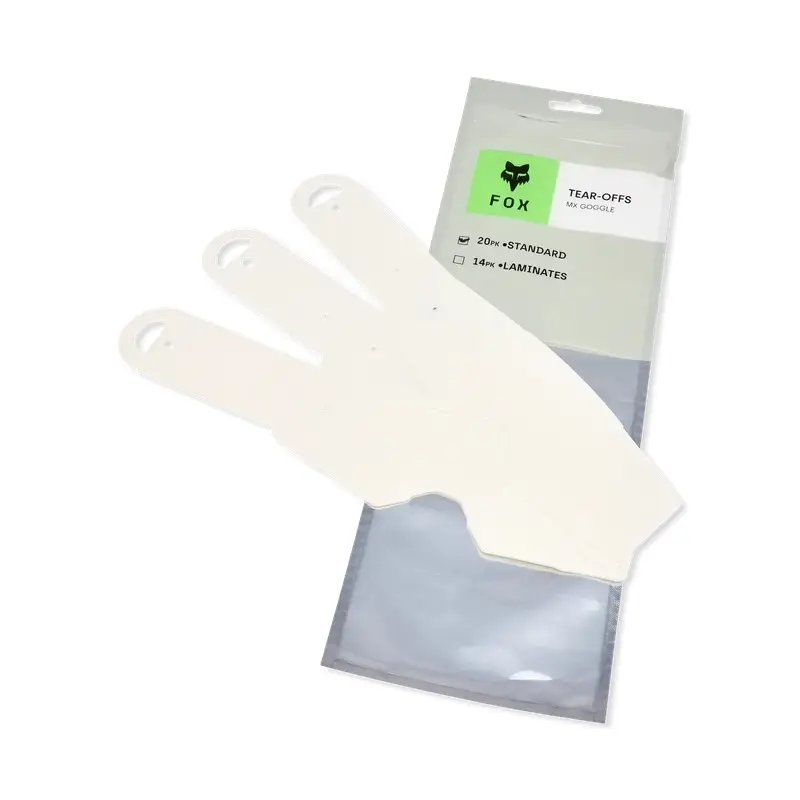 Tear Off Per Masken Airspace Und Main Für Kinder 20 Stück Transparent - image