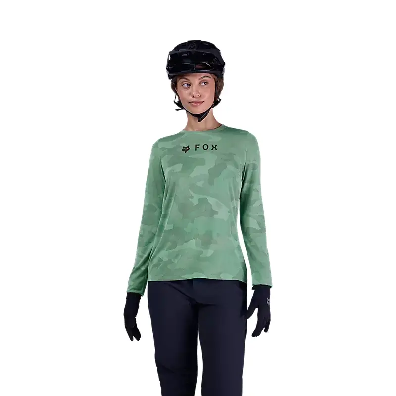 Ranger Tru Dri Langarm-MTB-Trikot Damen Grün Größe XS #2
