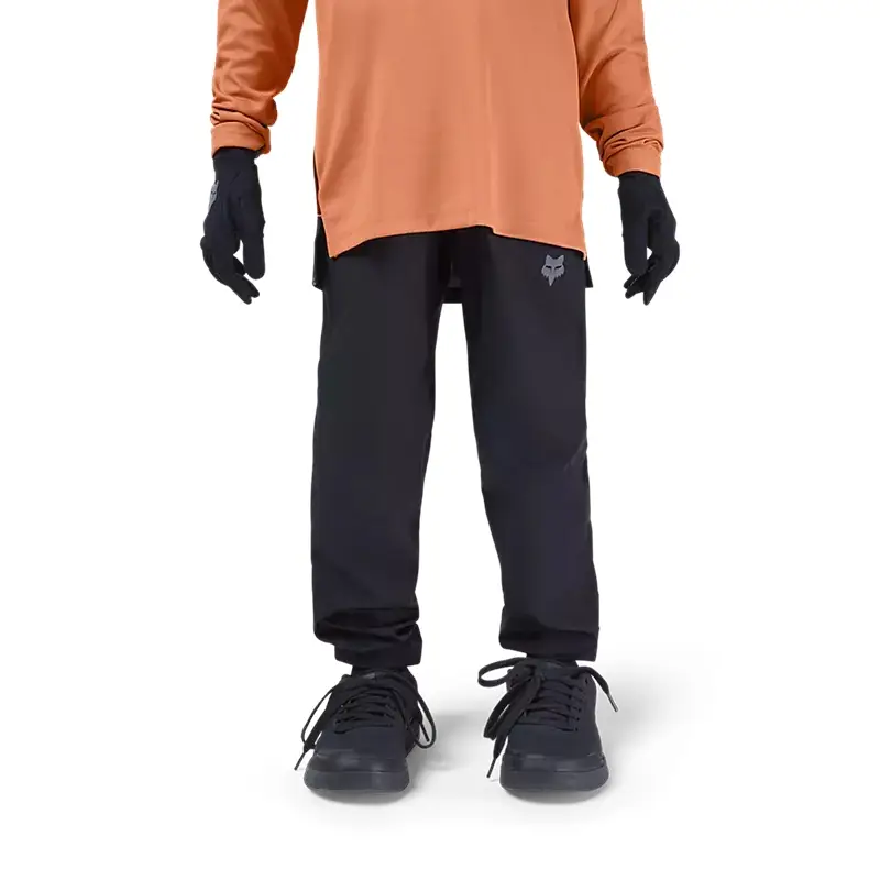 Wasserdichte Lange MTB Ranger Hose Kinder Schwarz Größe S 6-7 Jahre (22) - image