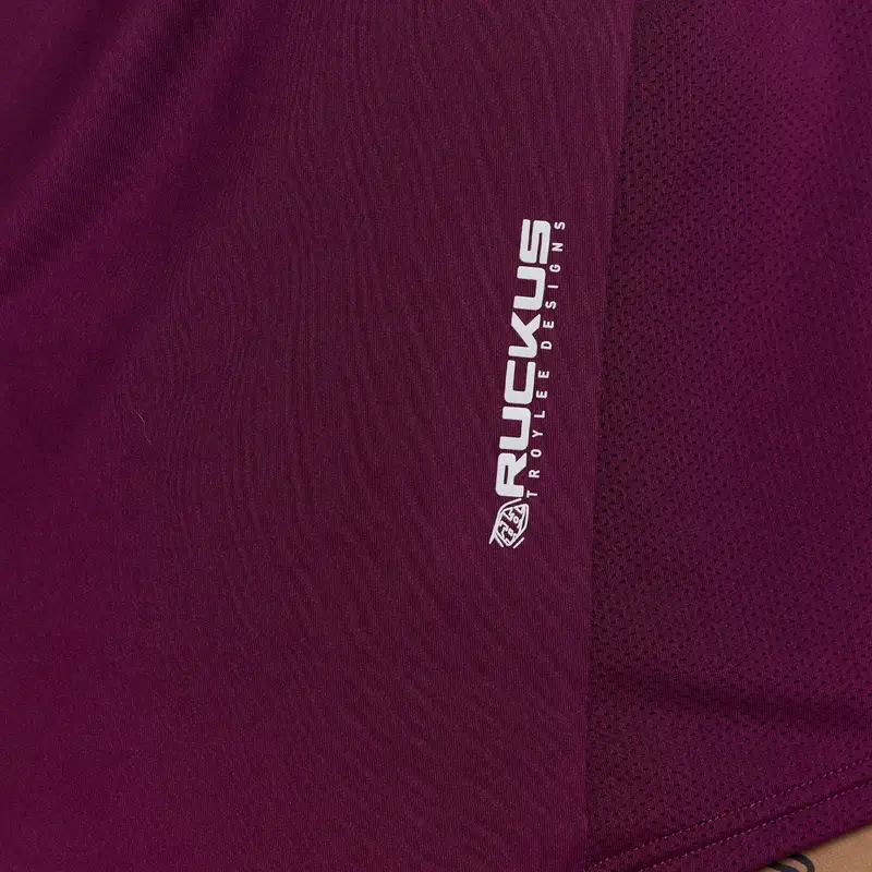 Camisola de Manga Comprida Rockus Ride Lockdown Sangria Tamanho M #14