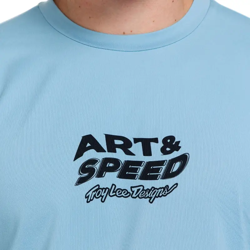 Rockus Long Sleeve Ride Waves Dawn Blue Shirt Size XXL #10