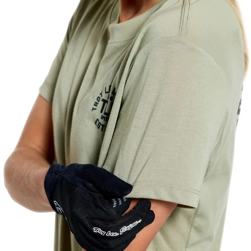 Lilium Ride Stamps Women's Sage T-Shirt Size XS #11