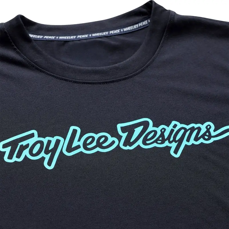 Camiseta Skyline Ride Signature Negro/Real Teal Talla XXL #3