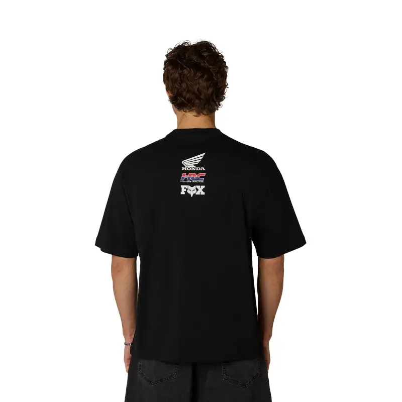 T-Shirt Honda Midweight Oversize Nero Taglia S #3