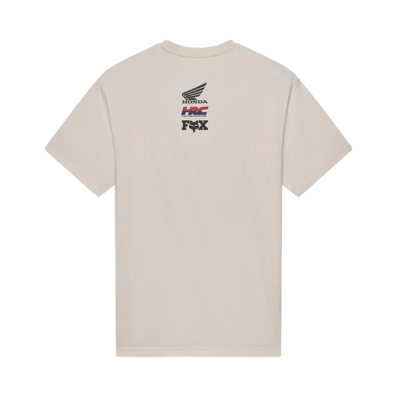 Honda Midweight T-Shirt mit kurzen Ärmeln Off White Größe M #1