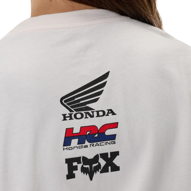 Honda Midweight T-Shirt mit kurzen Ärmeln Off White Größe M #8