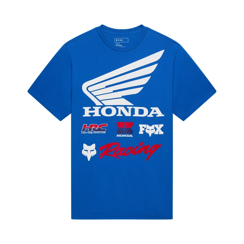 Camiseta de Manga Curta Honda 195 Original Azul Tamanho S - image