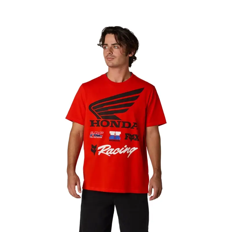 T-Shirt Honda 195 Original Rosso Taglia S #2