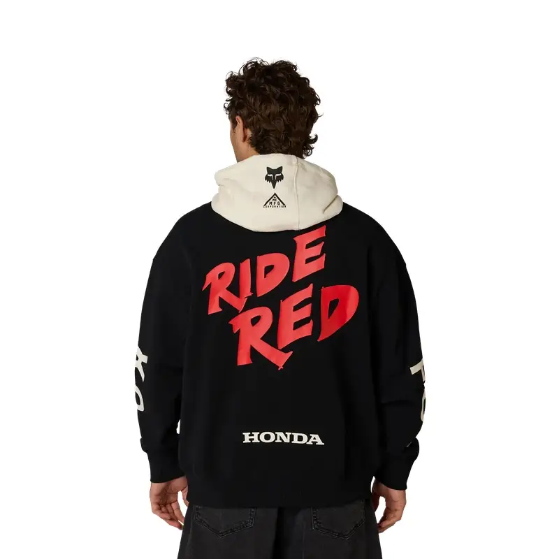 Felpa Honda Heavyweight Oversize Nero Taglia M #3