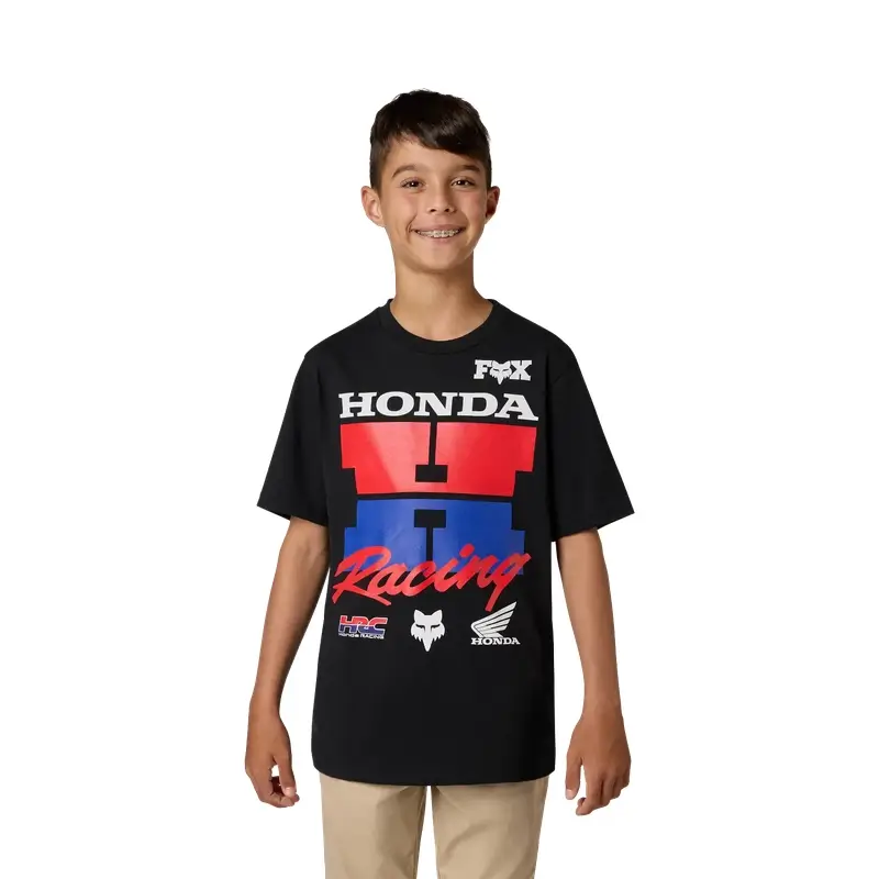 Maglia Honda Ragazzo Nero Ultra Taglia L #2