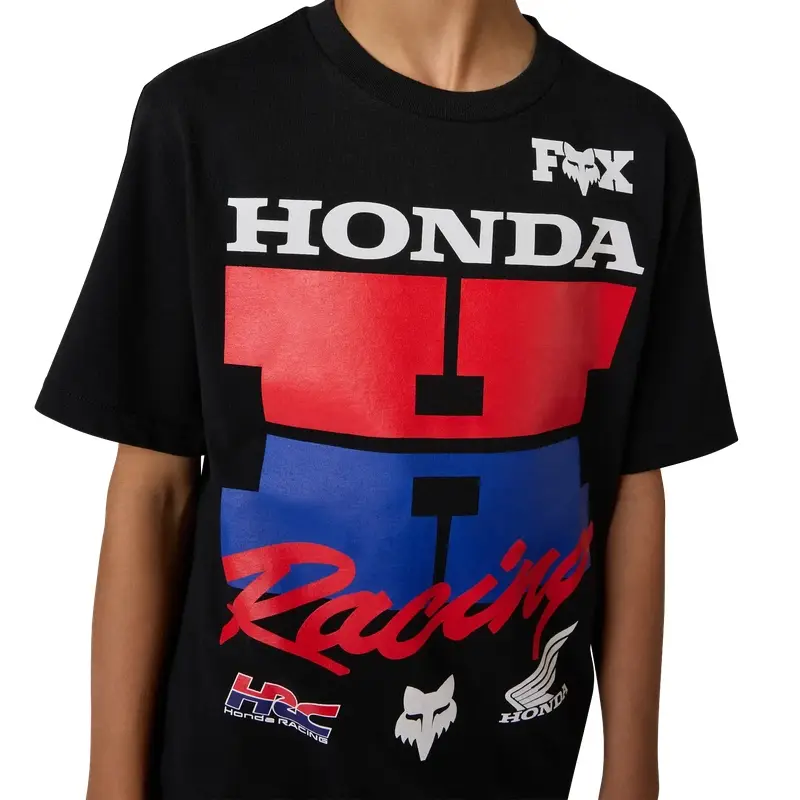 Maglia Honda Ragazzo Nero Ultra Taglia L #4