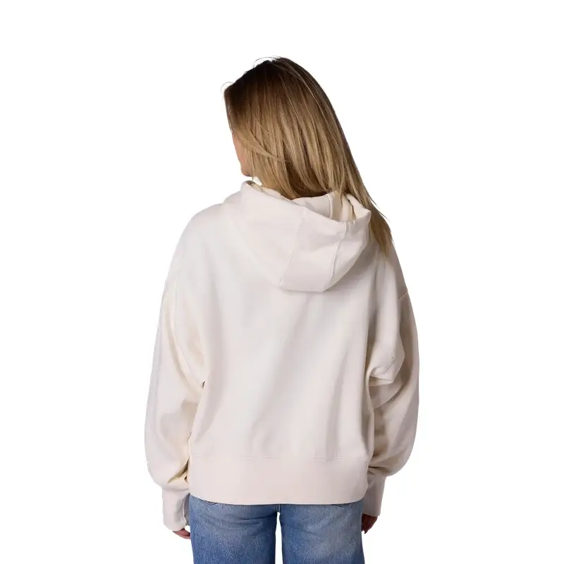 Felpa Honda Con Cerniera Donna Bianco Sporco Taglia S #3
