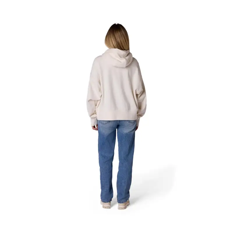 Felpa Honda Con Cerniera Donna Bianco Sporco Taglia XL #1