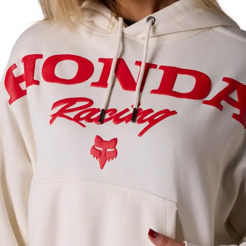 Felpa Honda Con Cerniera Donna Bianco Sporco Taglia XL #4