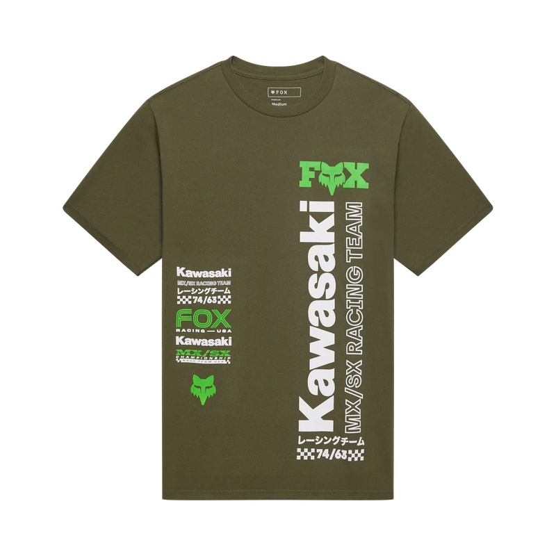 Camiseta de Manga Curta Kawi Original 195 Verde Oliva Tamanho S