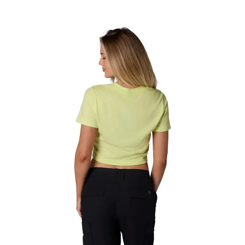 Maglia Baby Tee Donna Verde Lime Taglia XL #3