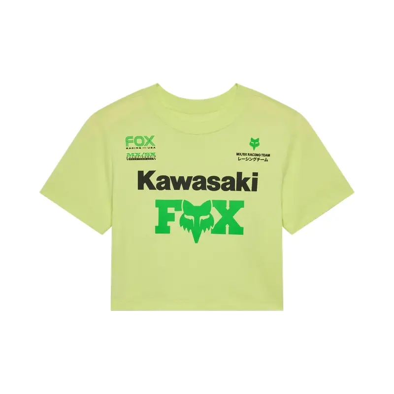 Maglia Baby Tee Donna Verde Lime Taglia XS - image