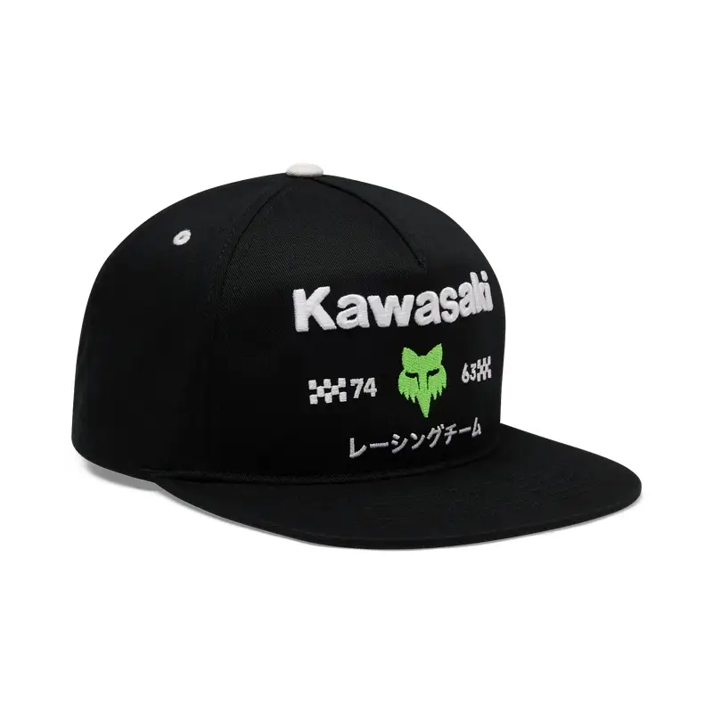 Cappello Kawasaki Snapback Nero Taglia Unica - image