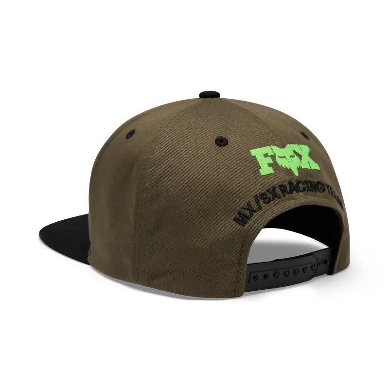 Cappello Kawasaki Snapback Verde Militare Taglia Unica #1