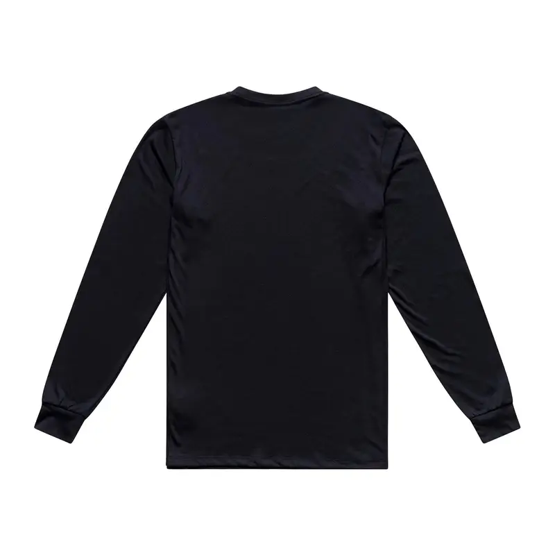 Jersey de manga larga para MTB Skyline Ride Signature Negro/Real Teal Talla L #1