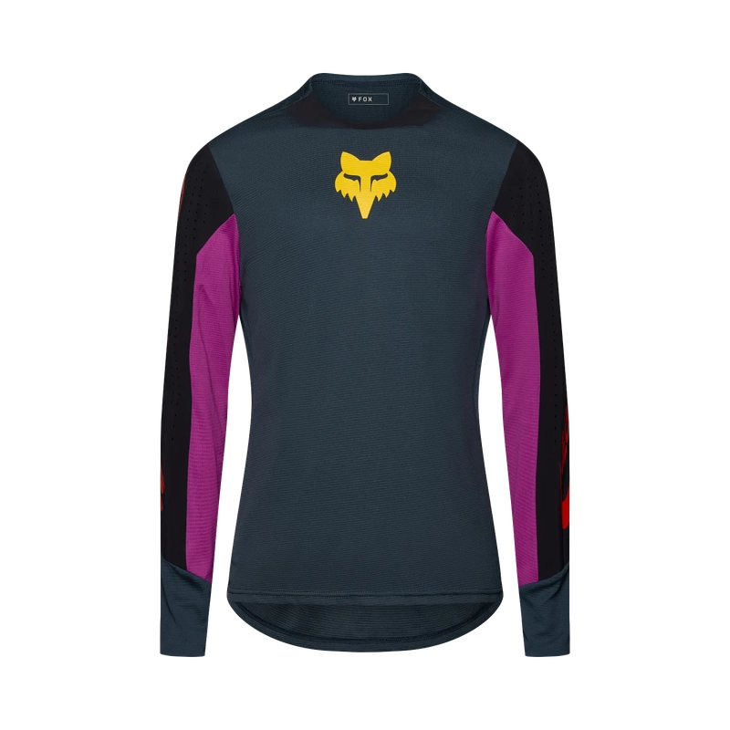 Maglia MTB A Manica Lunga Defend Creation Galaxy Blue Taglia S - image