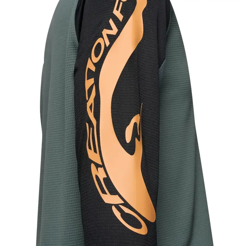 Camiseta Manga Larga Defend Creation Niño Verde Salvia Talla S #2