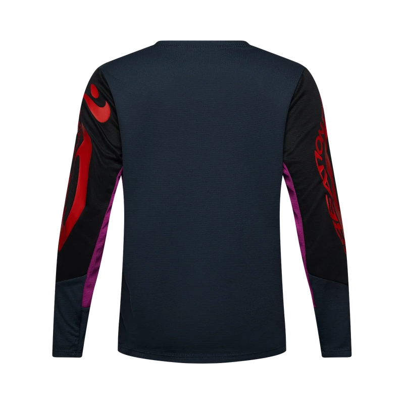 Maglia MTB A Manica Lunga da Bambino Defend Creation Galaxy Blue Taglia M #1
