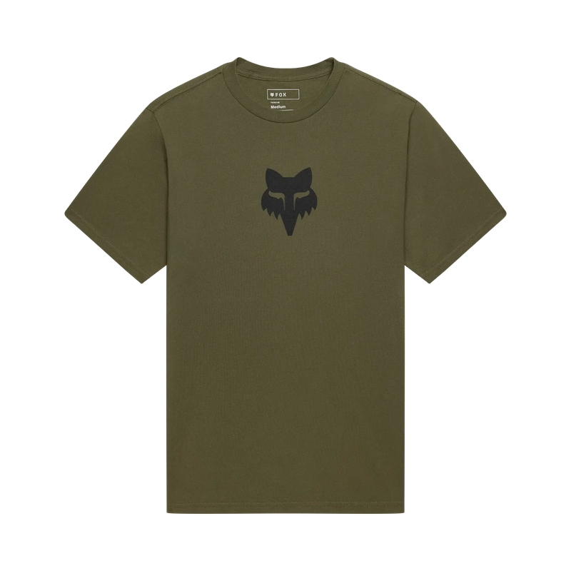 Kurzarm-T-Shirt Fox Head 195 Original Olive Green Größe S