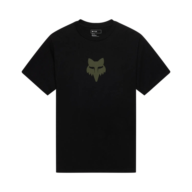 Camiseta de Manga Curta Fox Head 195 Original Black/Green Tamanho S