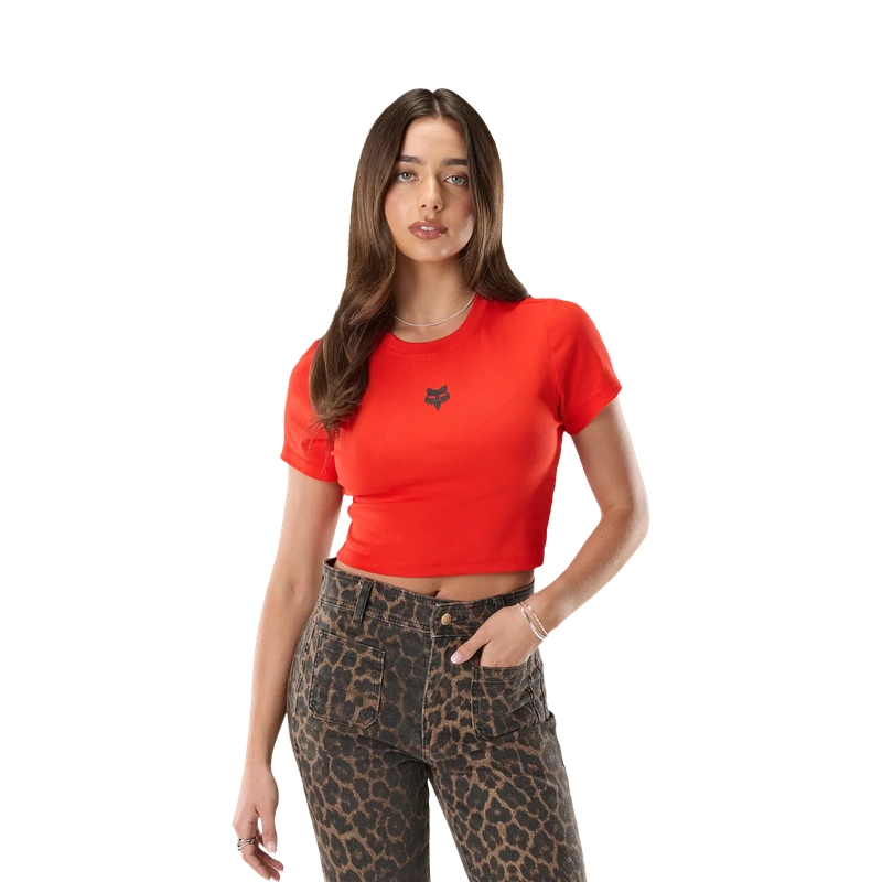 T-shirt à manches courtes pour femme Head Rib Baby Rouge Taille XS #2
