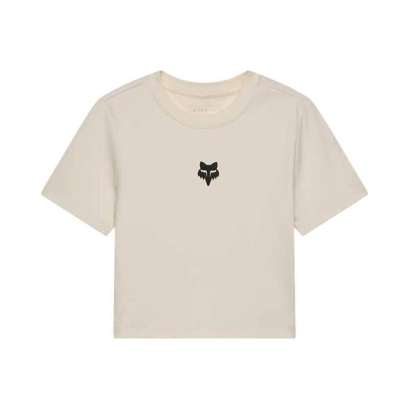 Women's Short Sleeve T-Shirt Head Rib Baby Off White Size XS - image