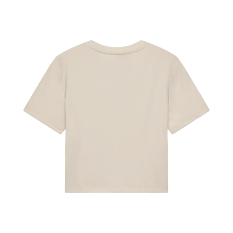 Women's Short Sleeve T-Shirt Head Rib Baby Off White Size XS #1