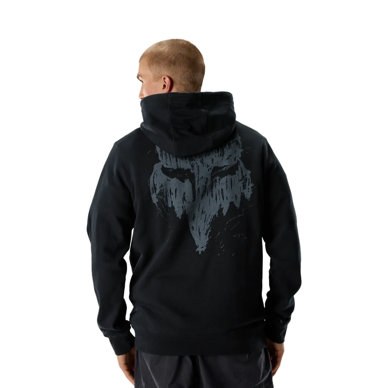 Felpa con Cappuccio Slowoburn Fleece Black Taglia S #3