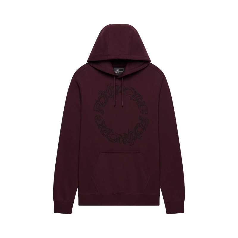 Felpa con Cappuccio Slowoburn Fleece Dark Maroon Taglia S - image