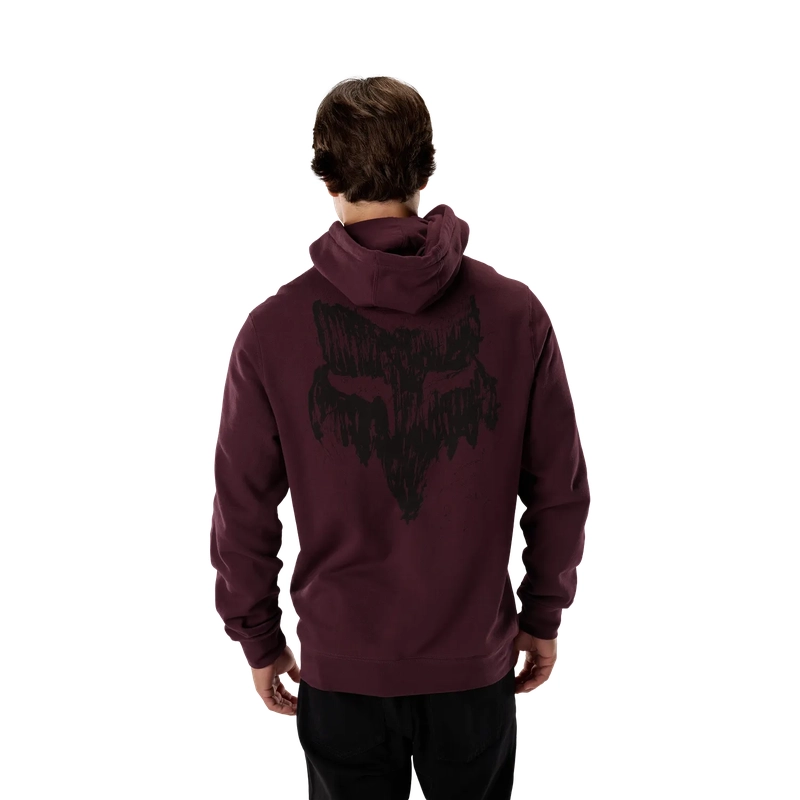 Felpa con Cappuccio Slowoburn Fleece Dark Maroon Taglia S #3