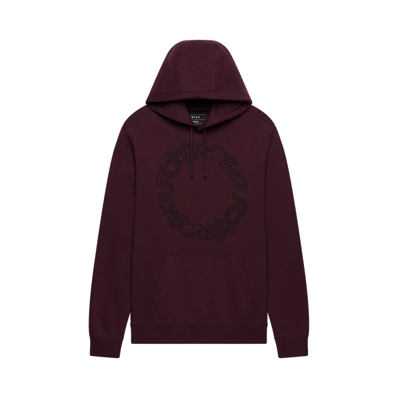 Felpa con Cappuccio Slowoburn Fleece Dark Maroon Taglia XXL