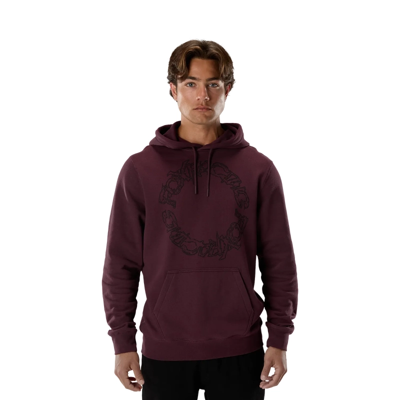 Felpa con Cappuccio Slowoburn Fleece Dark Maroon Taglia XXL #2