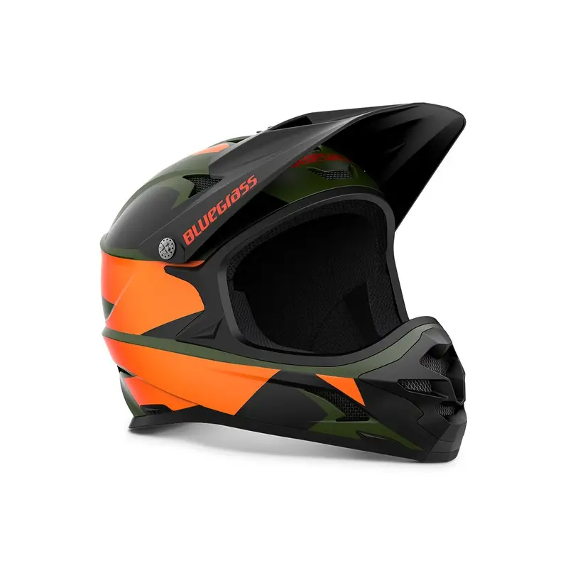 Casco Integrale Intox Verde Arancio Opaco Taglia XS (52-54cm) - image