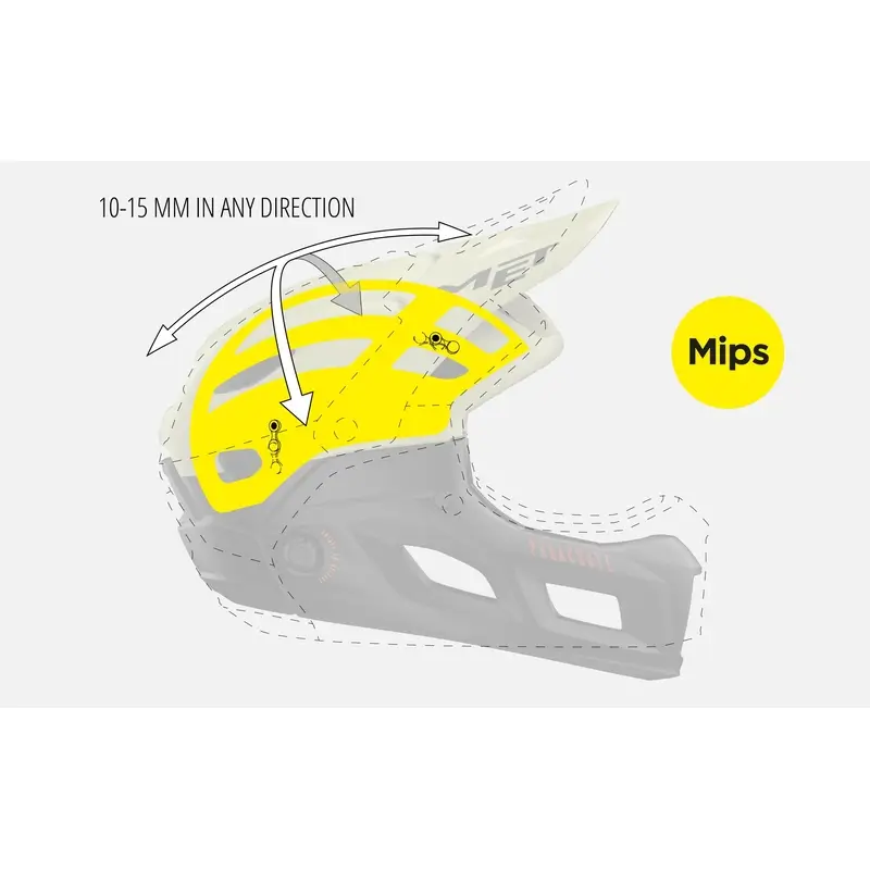 Capacete Integral Parachute MCR Mips Branco Iridescente Opaco Tamanho S (52-56cm) #8