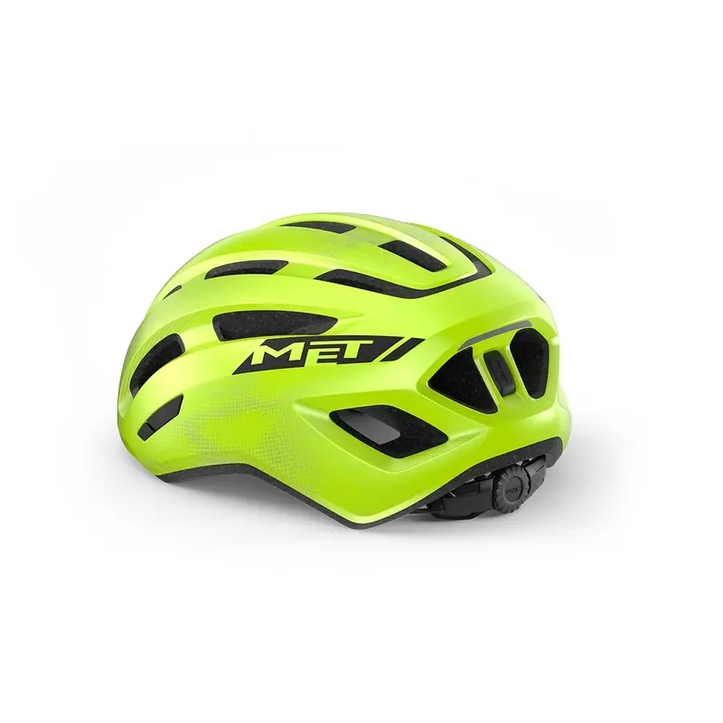 Casque Urban Miles Jaune Fluorescent Brillant Taille M/L (58-61cm) #2