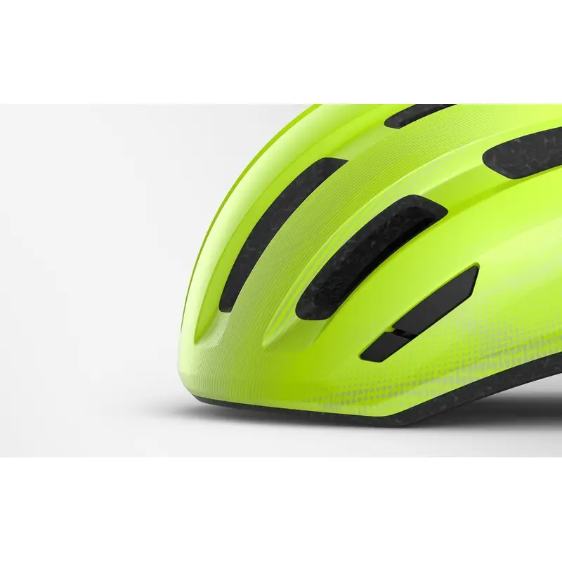 Casque Urban Miles Jaune Fluorescent Brillant Taille M/L (58-61cm) #5