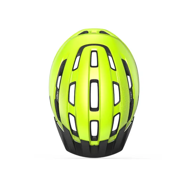Urban Downtown Yellow Fluoro Gloss Helmet Size M/L (58-61cm) #3