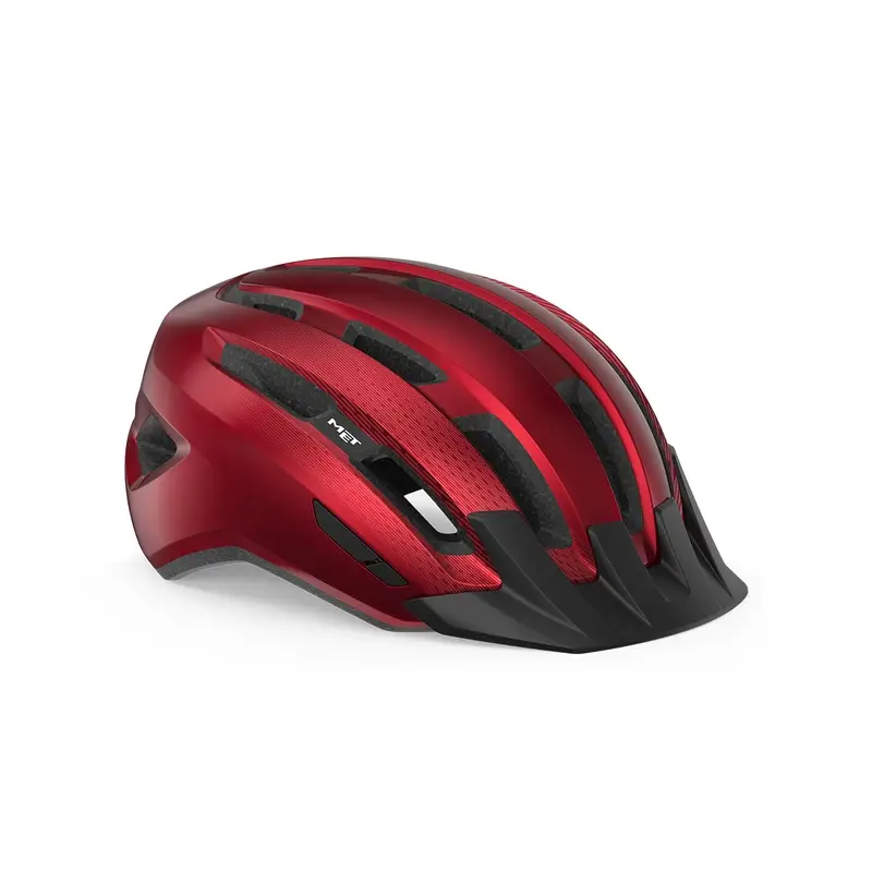 Capacete Urban Downtown Vermelho Brilhante Tamanho S/M (52-58cm) - image