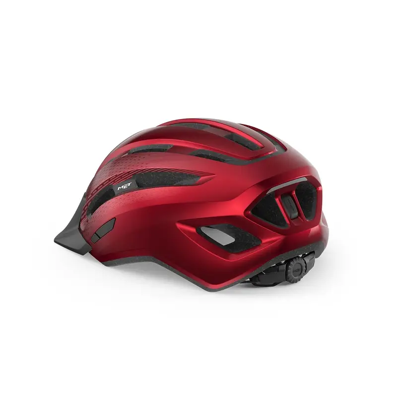 Capacete Urban Downtown Vermelho Brilhante Tamanho S/M (52-58cm) #2
